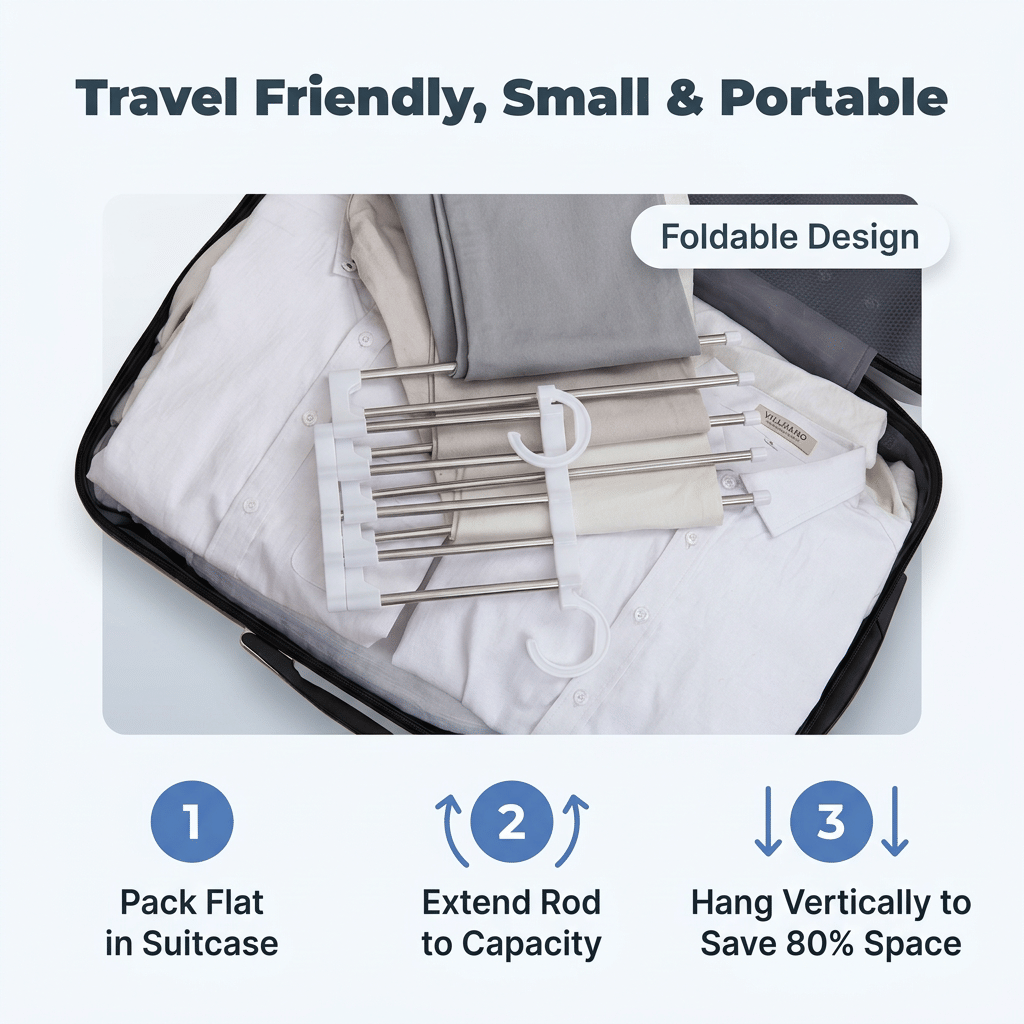 SmartCloset - Space-saving 5-tier pants organizer