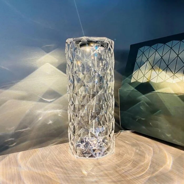 Velurea — Crystal LED Table Lamp with Color Changing Light