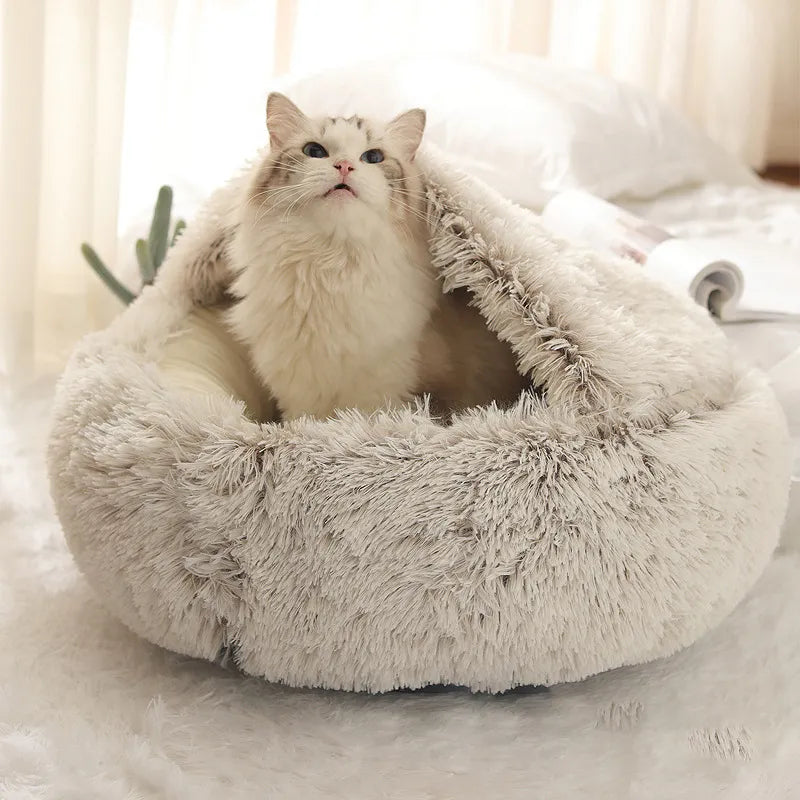Cloofie™ – Plush Cave Bed for Cats (40% Off)