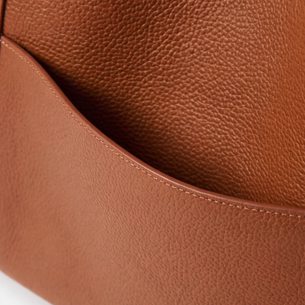CARESSA™ – Soft Leather Multi Pocket Shoulder Bag