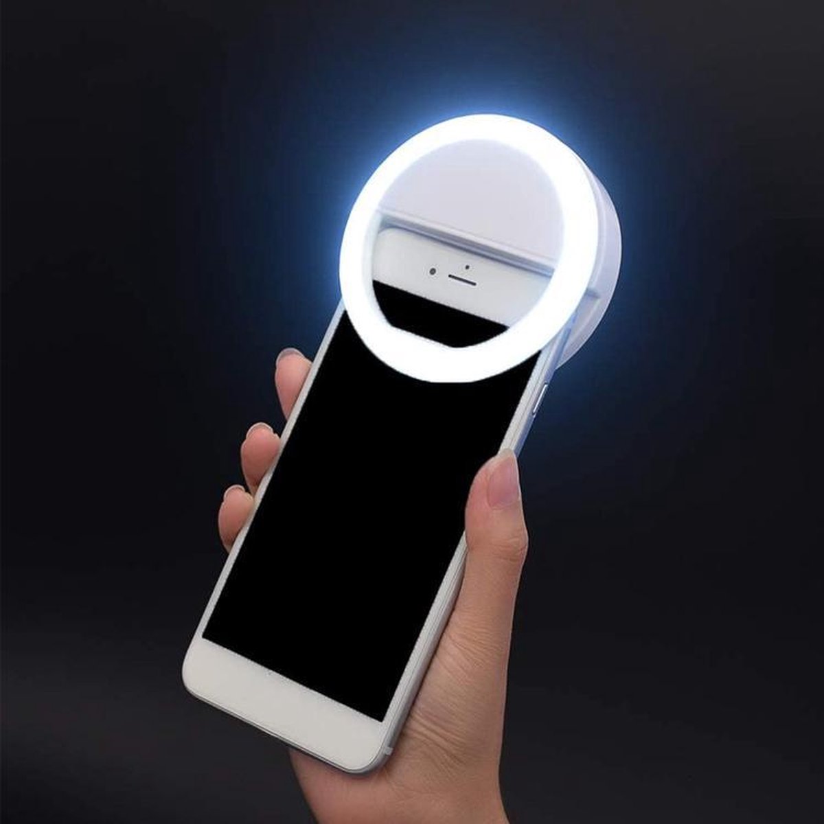 Clip-On LED Ring Light for Photos and Videos – Portable Lighting for Selfies and Calls