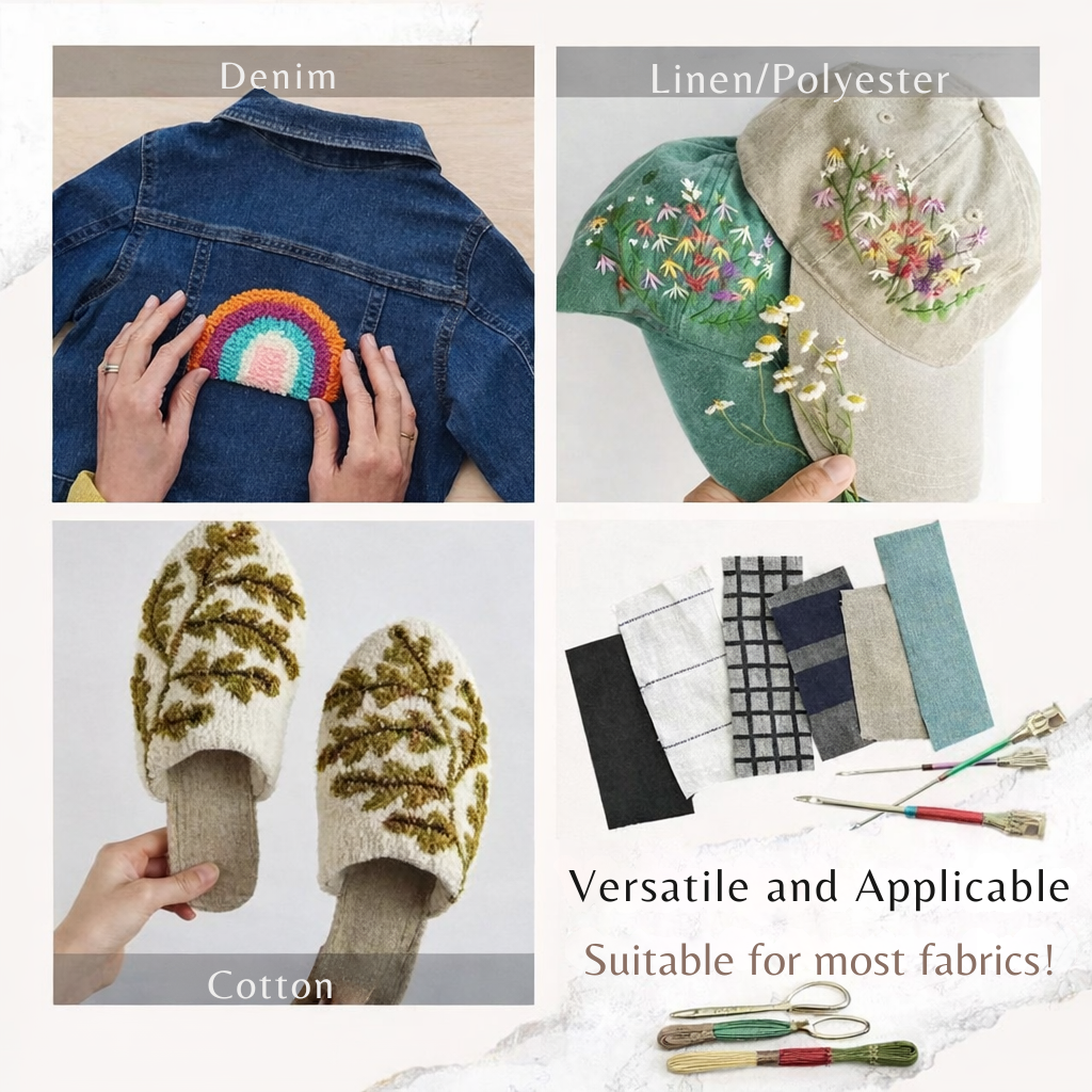 Embroidery Kit | Accurate Embroidery Technique | Ergonomic Handle Comfort | StitchSage