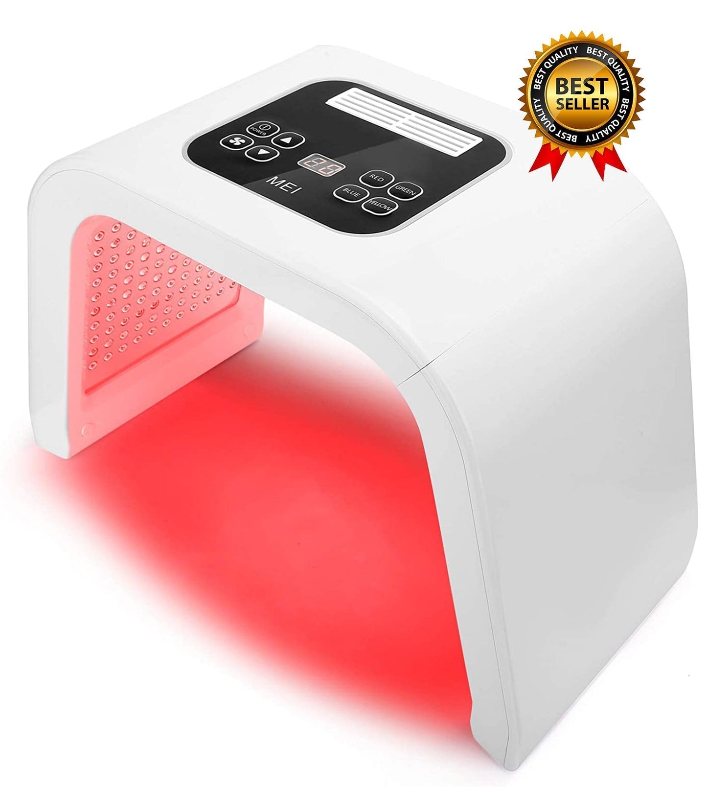 LED Light Therapy Device with Seven Colors for Skin Renewal