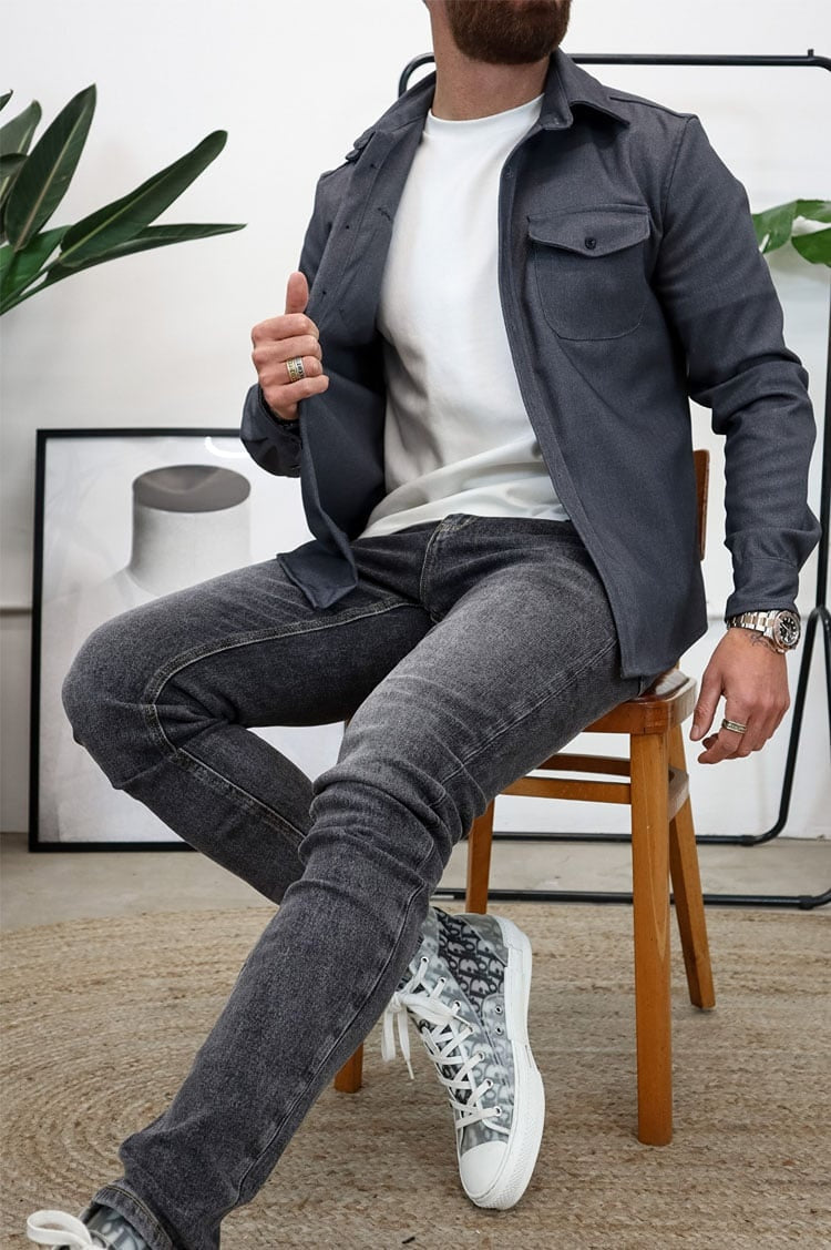 EliteThread™ Shirt Jacket — Wear Confidence That Commands Every Room