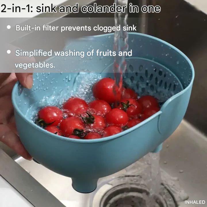 EasyDrain - Clip-On Sink Strainer & Food Waste Drainer