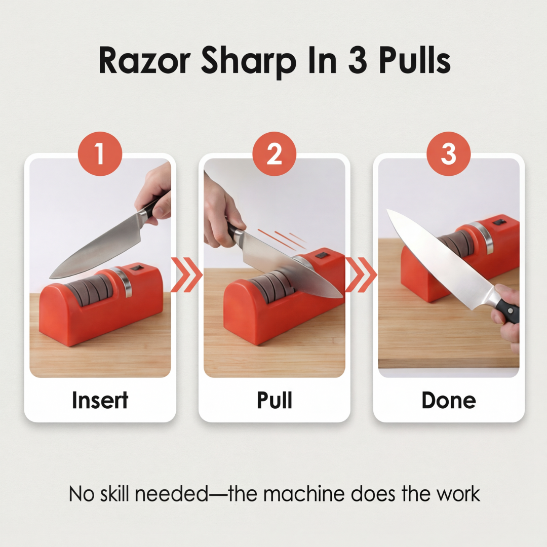 Bladevive™ – Cordless Electric Knife Sharpener