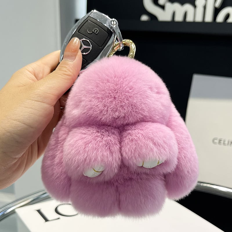 BunniBelle™ – Fluffy Bunny PomPom Charm (50% Off)