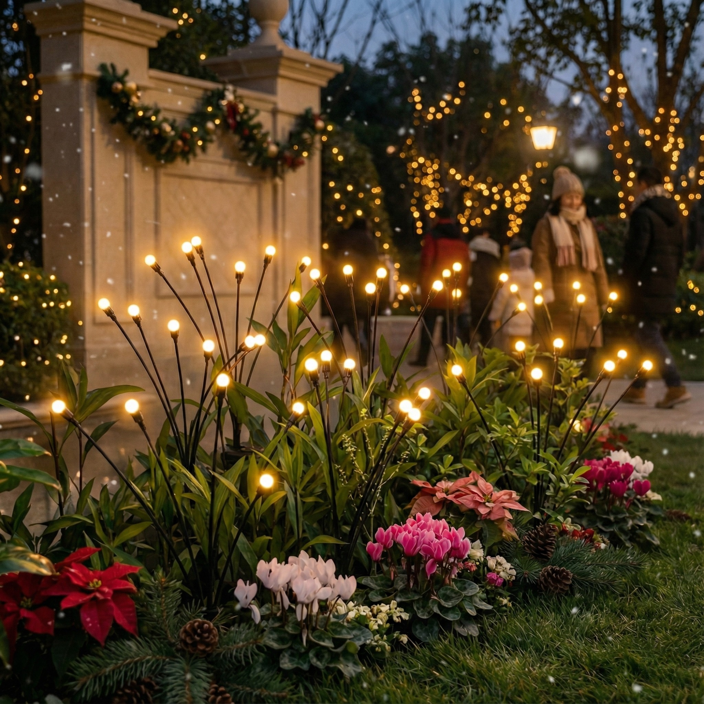 LumiFire™ Solar Firefly Garden Lights