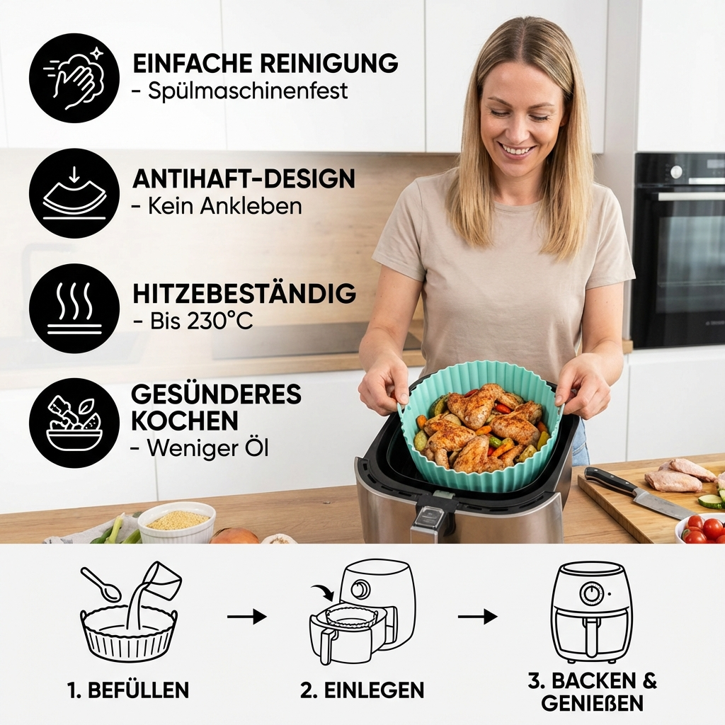 CrispEase – Non-Stick Cooking Aid for Easy Crisping and Quick Cleaning