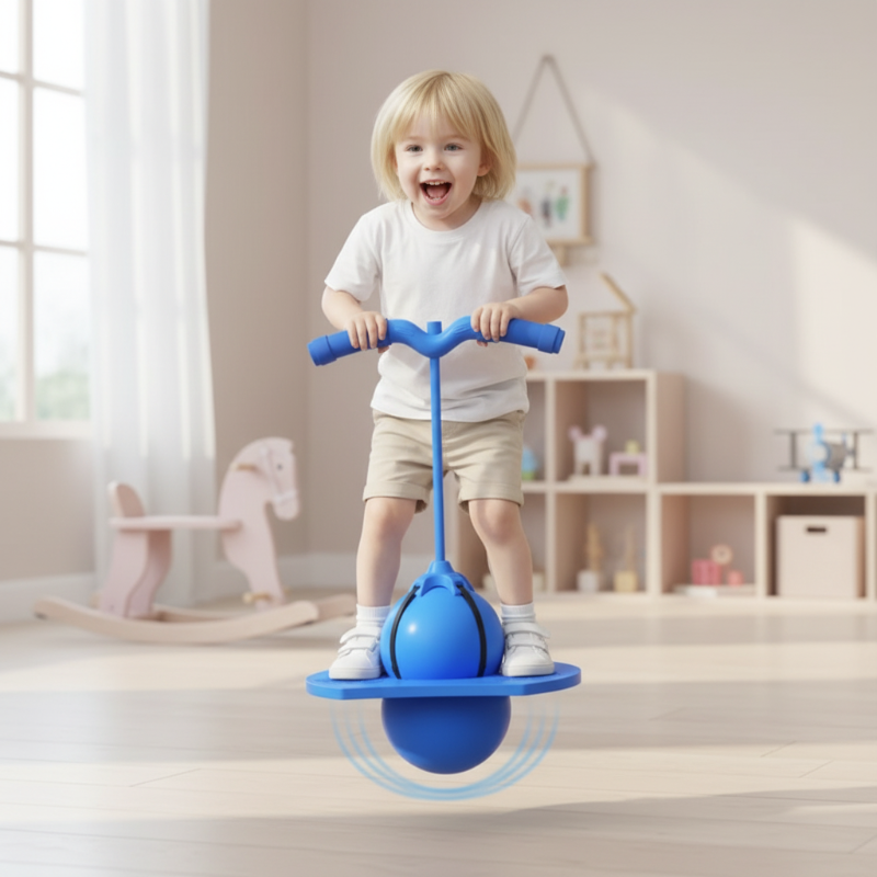 BounceVortex — Kids Balance Hopper Ball with Handle for Active Play