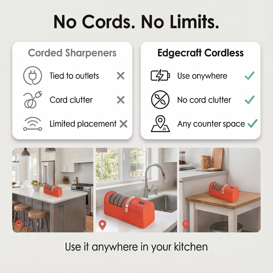 Bladevive™ – Cordless Electric Knife Sharpener
