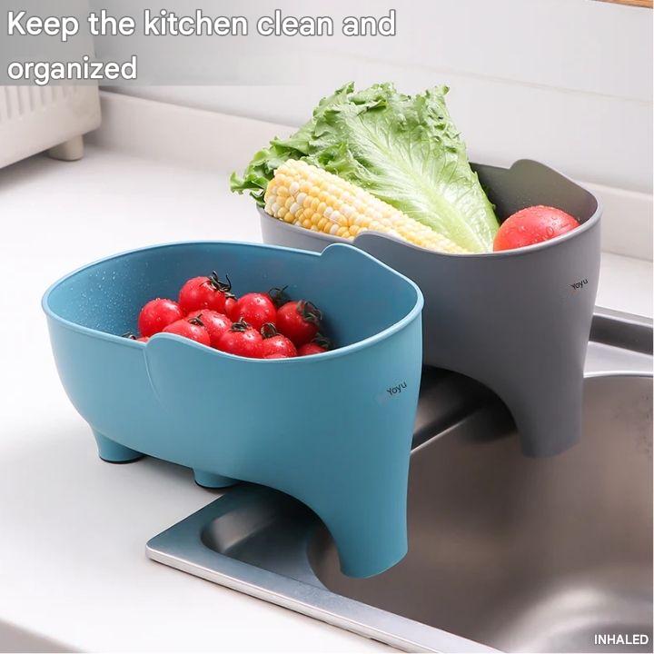 EasyDrain - Clip-On Sink Strainer & Food Waste Drainer