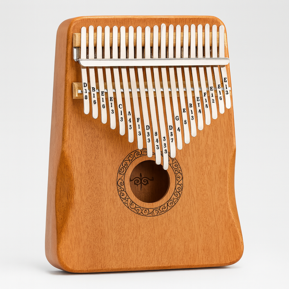 Compact 17-Key Thumb Piano - Portable Kalimba for Beginners and Relaxation