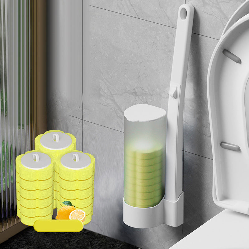 Disposable Toilet Scrubber | Antibacterial | Hygienic Sponge Tips | CleanClick