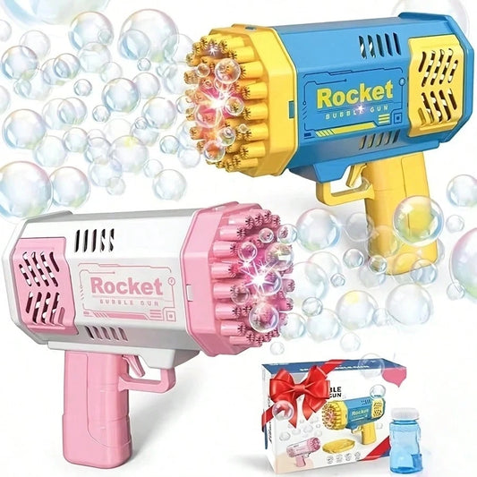 Electric Bubble Gun, Outdoor Portable Bubble Maker, Perfect For Beach & Pool Fun, Boys And Girls