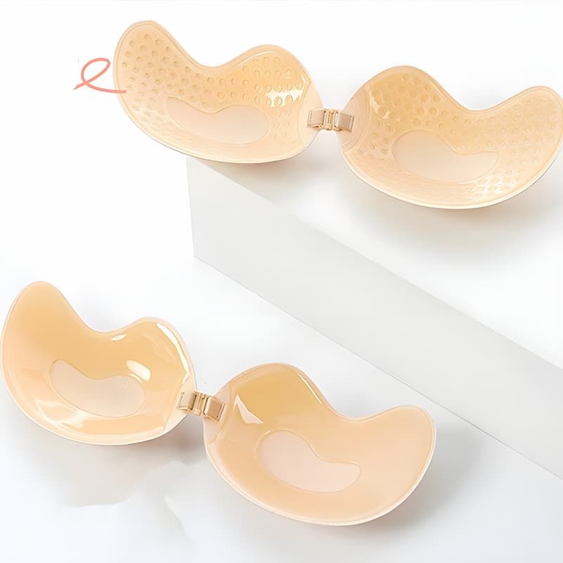 Women's Reusable Backless Strapless Push-Up Sticky Bra