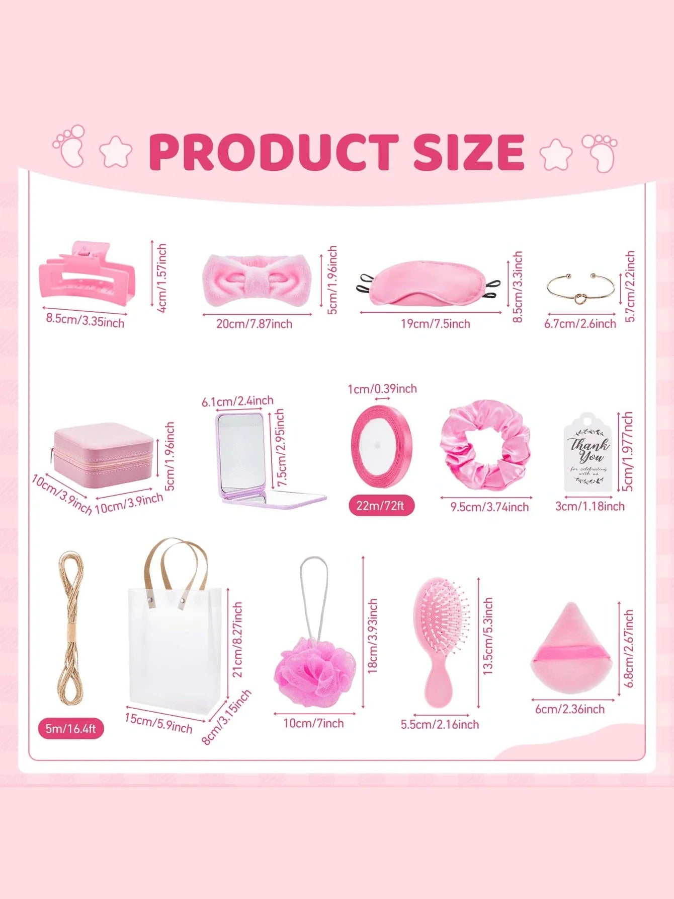74-Piece Baby Shower Game Winner Prize Gift Set for Bridal Showers & Parties