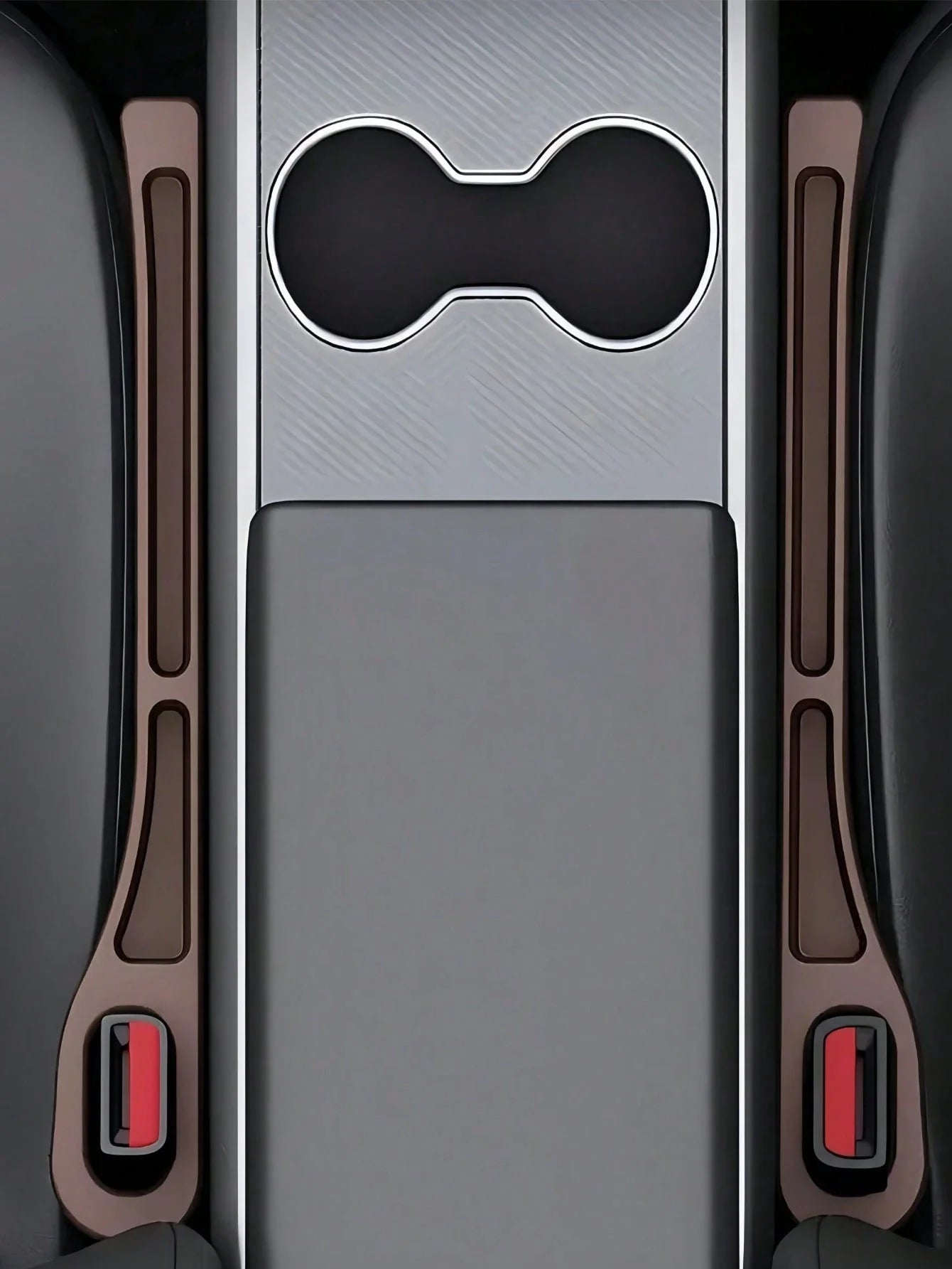 Car Seat Gap Filler Storage Box Anti-Leak Organizer for Phone Keys