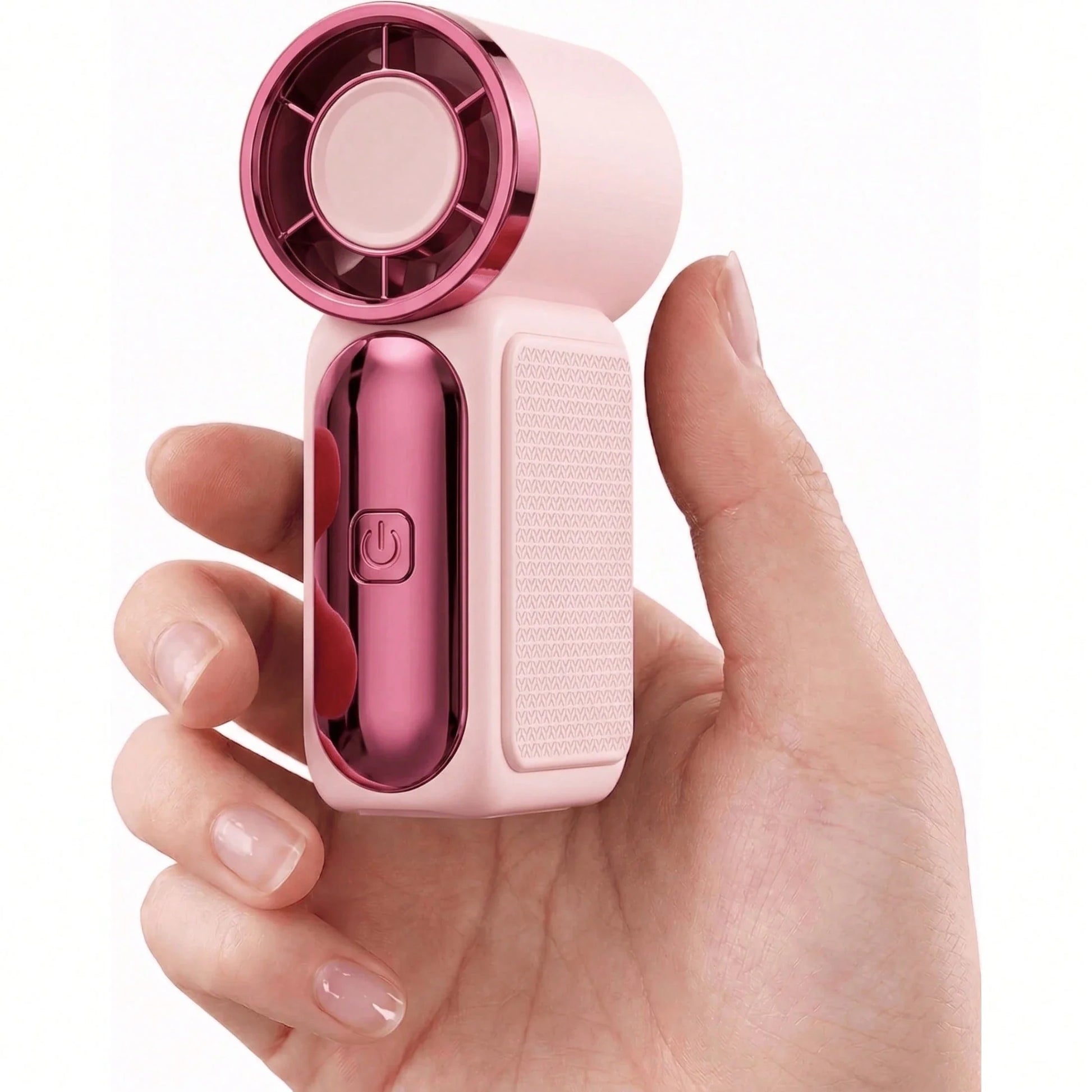 5000mAh Portable Handheld Fan with 5 Speeds for Travel & Beach