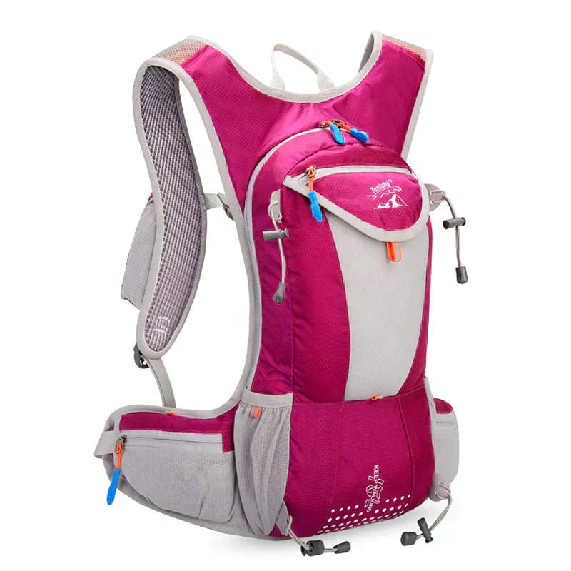 Lightweight Waterproof Rucksack with Integrated Water Bladder – Hydration Pack for Hiking, Biking, and Outdoor Activities