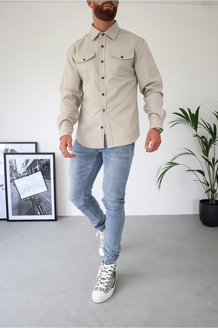 EliteThread™ Shirt Jacket — Wear Confidence That Commands Every Room