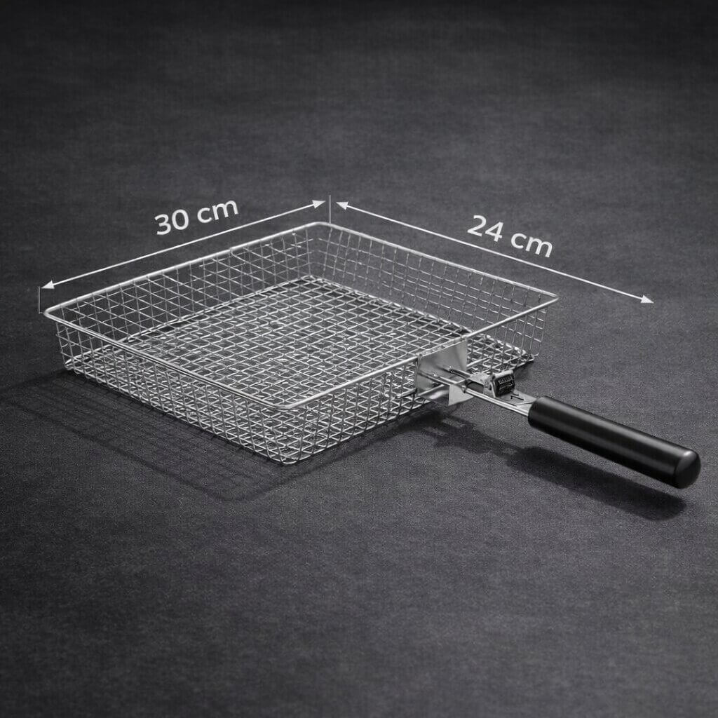 Grill Basket | Stainless Steel | Uniform Heat Distribution | BBQWend