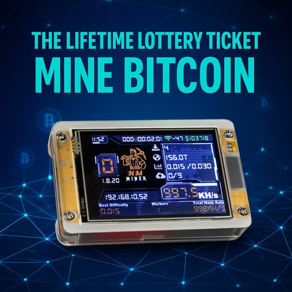 Silent USB Desktop Bitcoin Miner for Crypto Mining