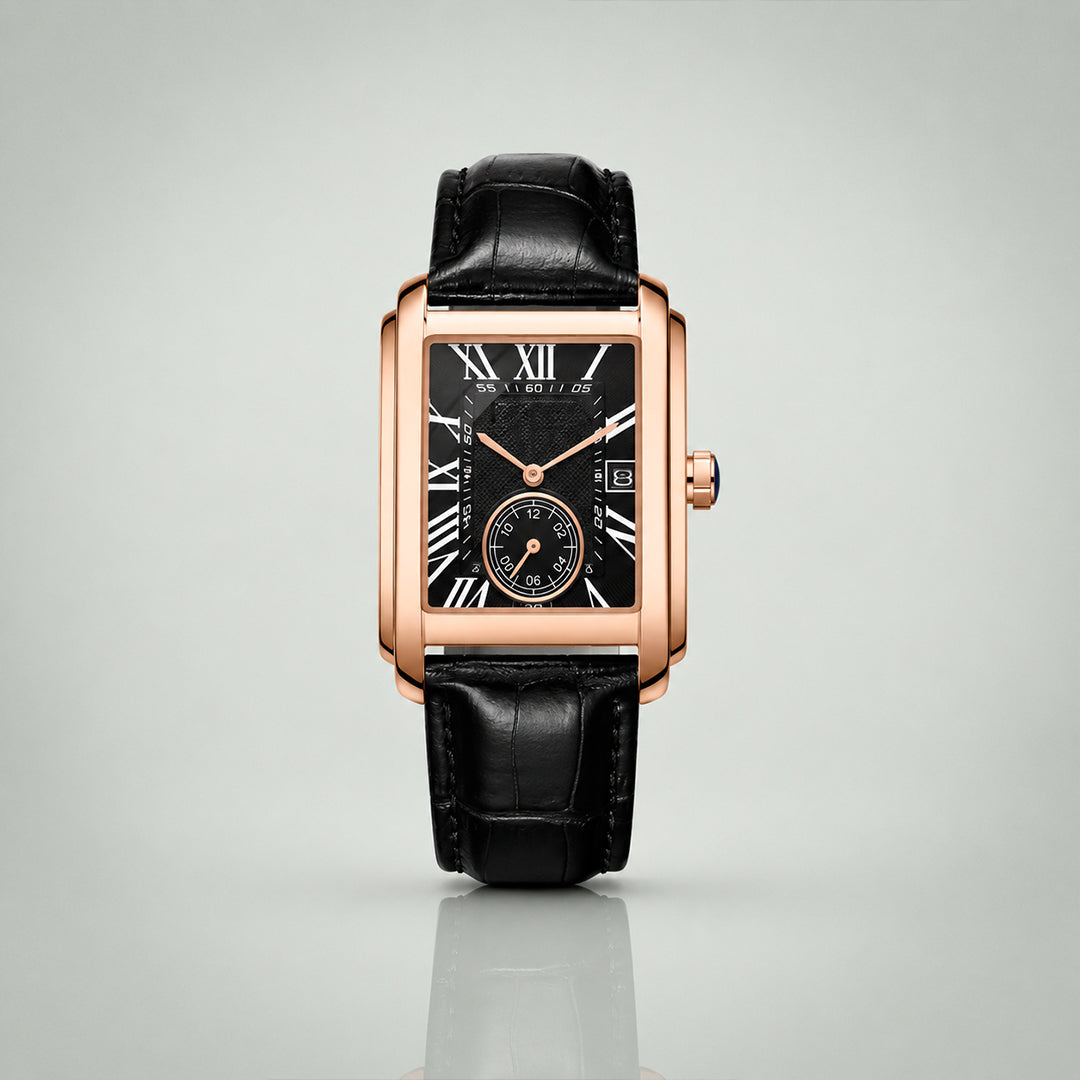 1951 Gold and Black tank watch — EPOCH