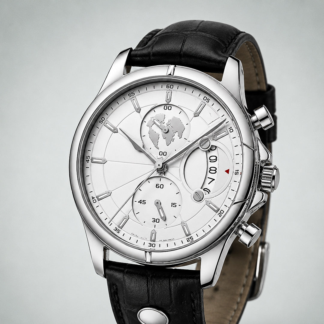1963 Motor Racing watch from Geneva, Switzerland — EPOCH (side profile)