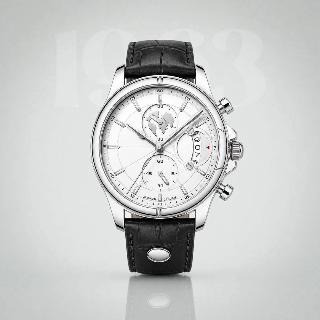 1963 Motor Racing watch from Geneva, Switzerland — EPOCH