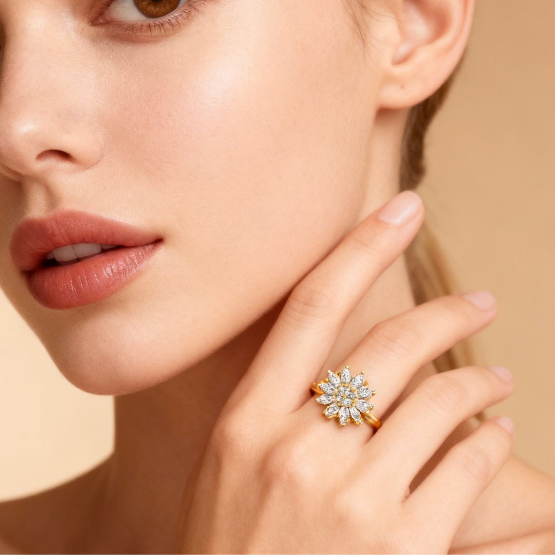 Rotating Adjustable Anti-Anxiety Fidget Ring for Focus & Calm