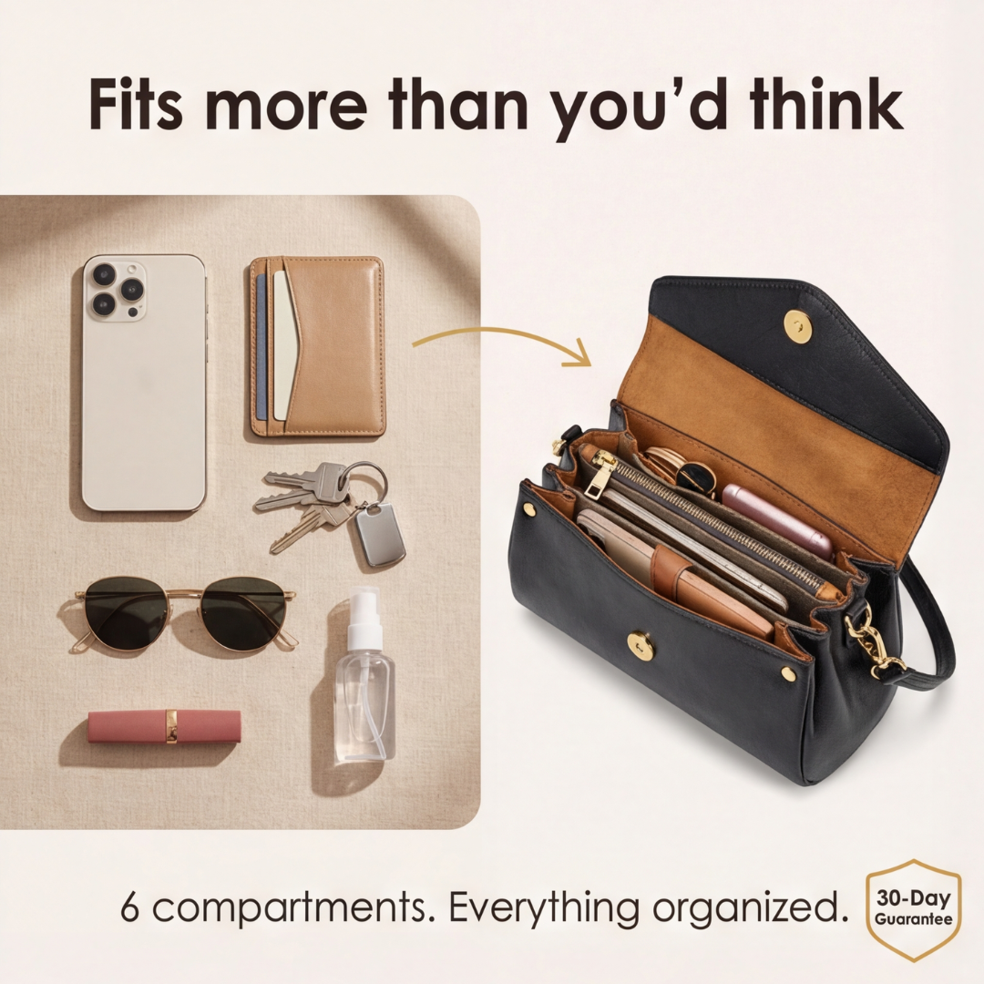 Calessa™ – Compact Crossbody for Everyday Essentials