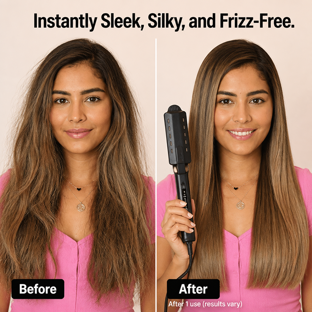 LunaSilk™ Pro — Steam Your Frizz Smooth and Make It Stay Past Lunch