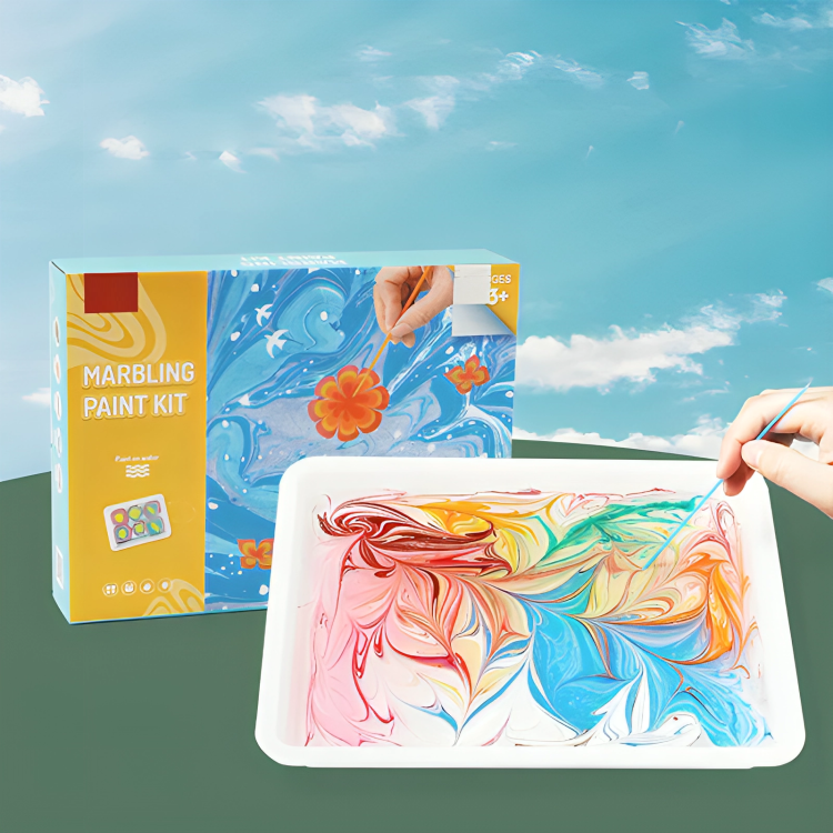 SwirlArt - Water Marbling Paint Kit for Creative Designs