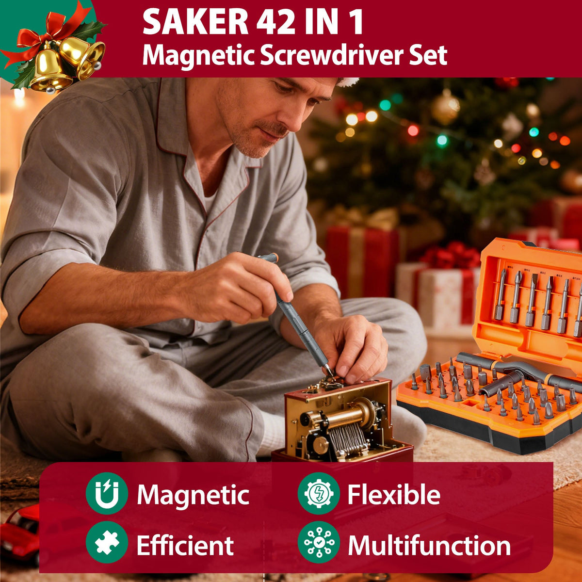 Sakerpro® 42 in 1 Magnetic Screwdriver Set
