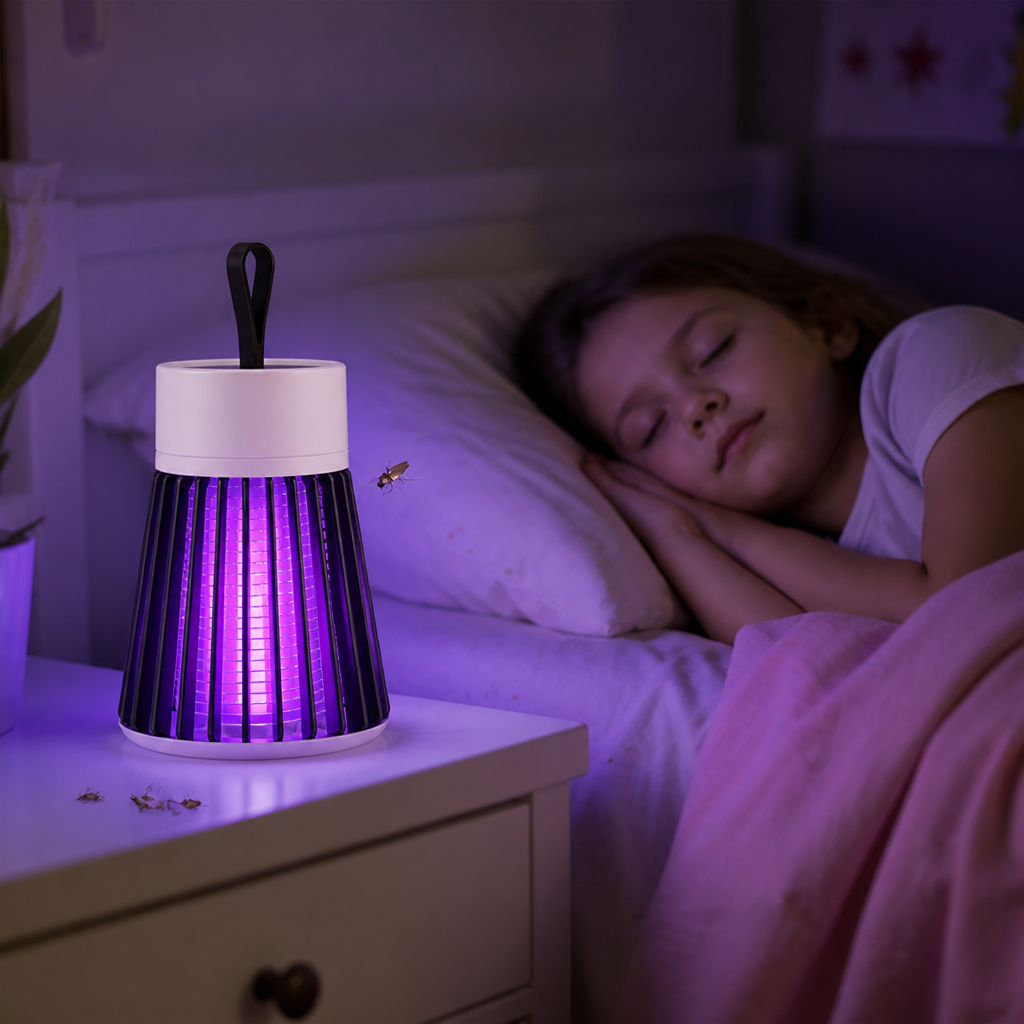 ZephyrGuard Mosquito & Fly Trap Lamp — Silent, Chemical-Free Protection for Peaceful, Bite-Free Living