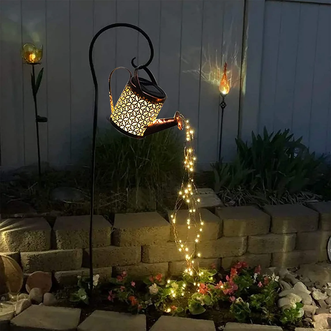 Outdoor Solar Garden Light with Starry Illumination