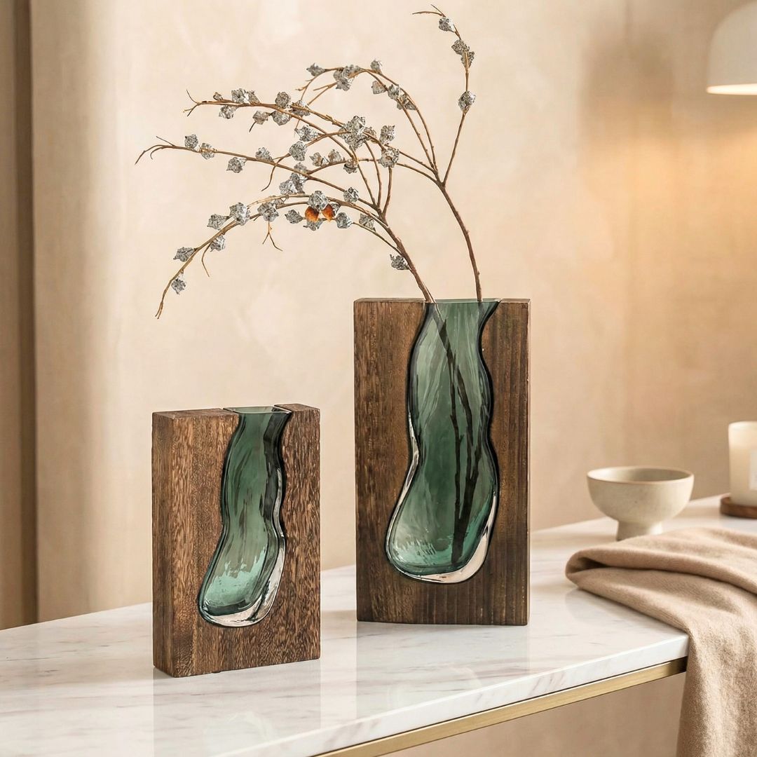 Nordic Live Edge Vase