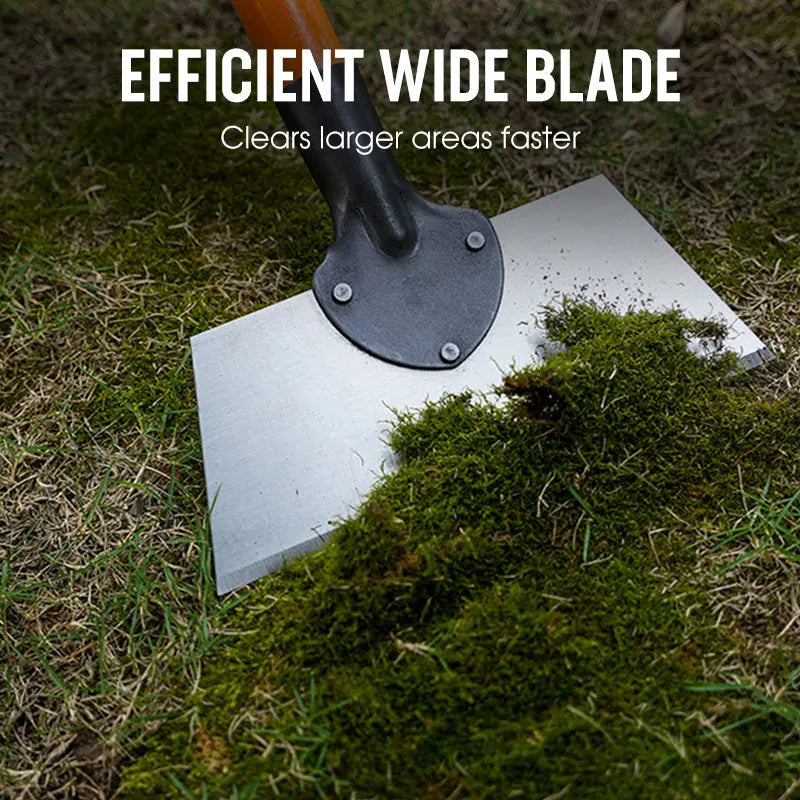 Garden Hoe | Broad Steel Blade | Push & Pull | WeedScrape