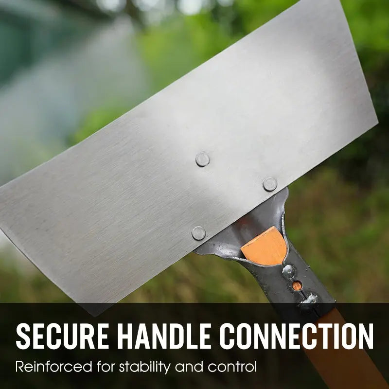 Garden Hoe | Broad Steel Blade | Push & Pull | WeedScrape