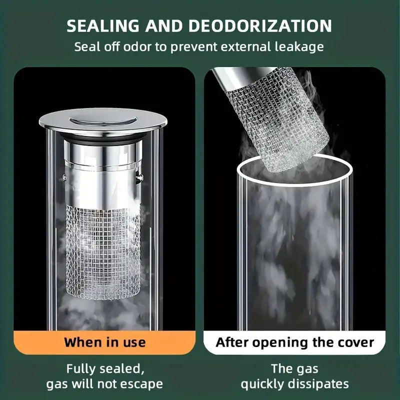 FlowGuard Stainless Steel Sink Drain Filter for Kitchen and Bathroom