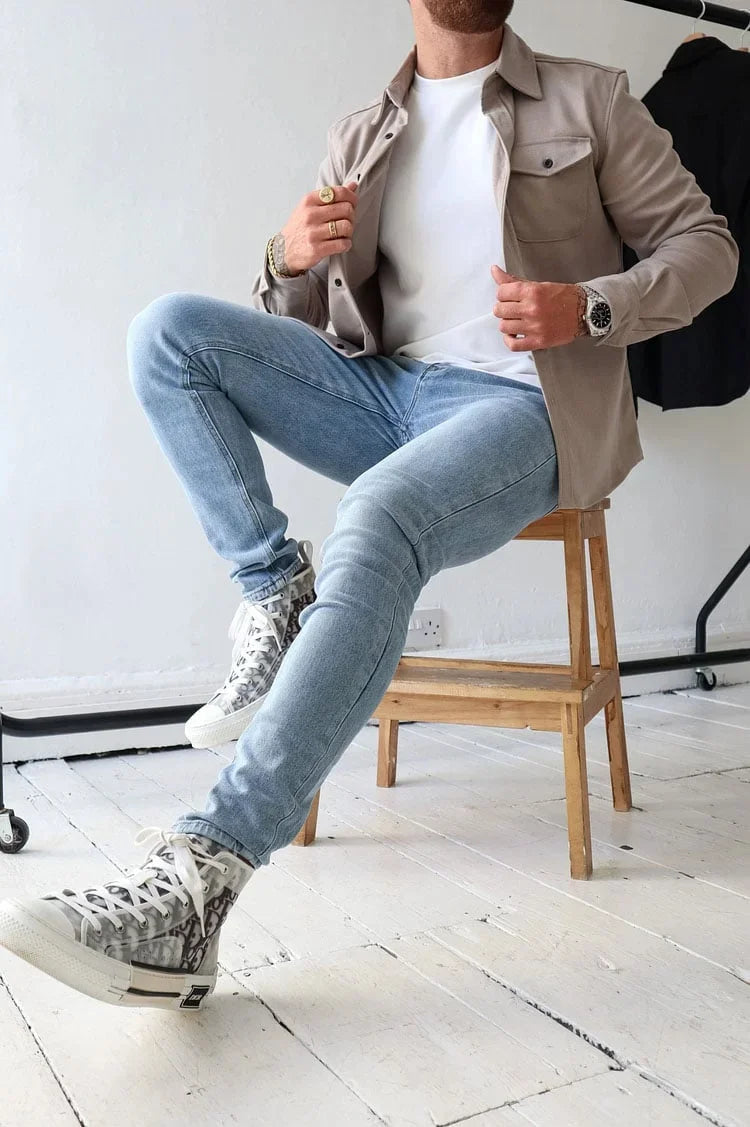 EliteThread™ Shirt Jacket — Wear Confidence That Commands Every Room