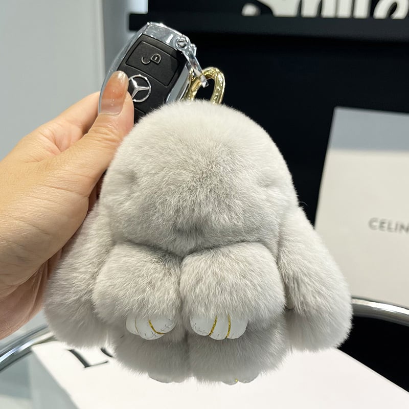 BunniBelle™ – Fluffy Bunny PomPom Charm (50% Off)