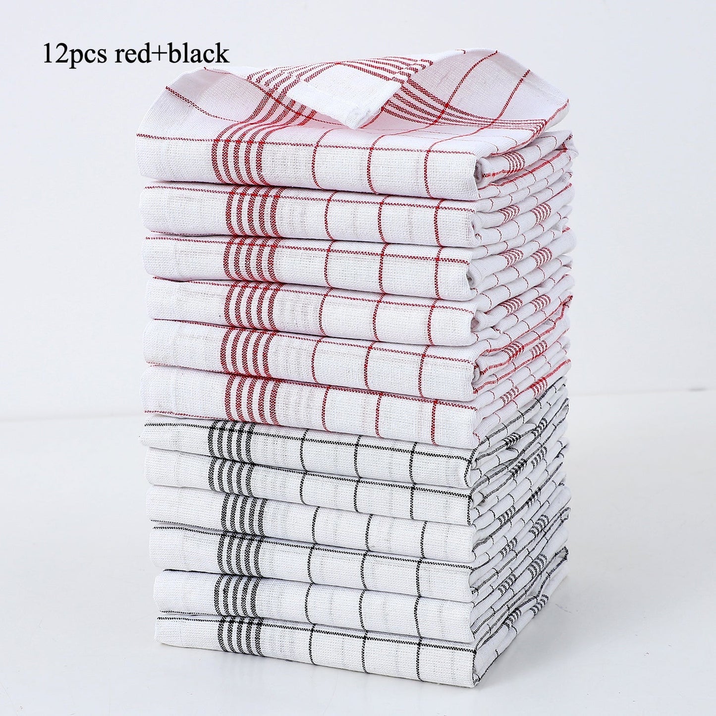 Cotton Dish Towel Set of 12 Pieces