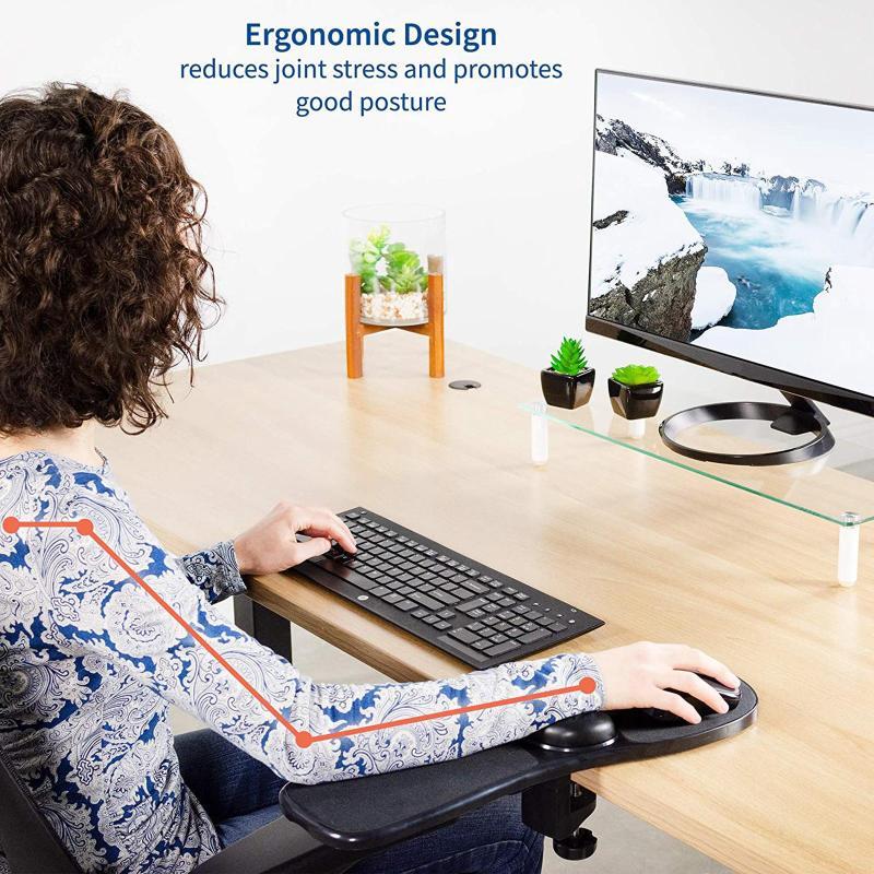 Ergonomic Arm Rest with Mouse Pad