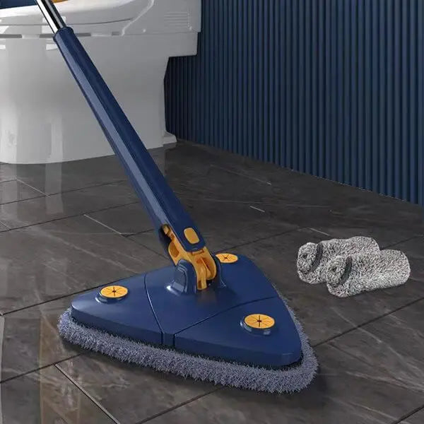 GlideSweep 360 – Effortless Cleaning for Every Corner Without Pain!