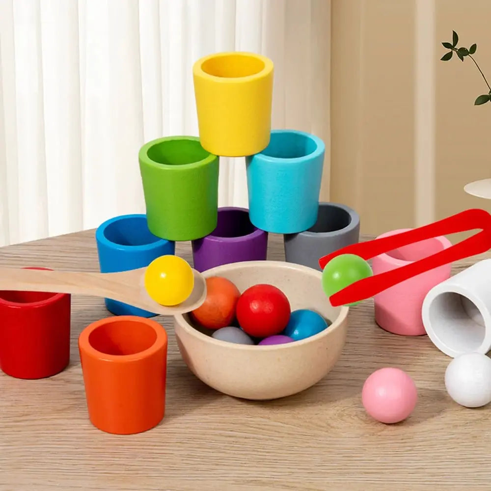 Montessori Color Sorting Toy – Safe & Educational for Toddlers