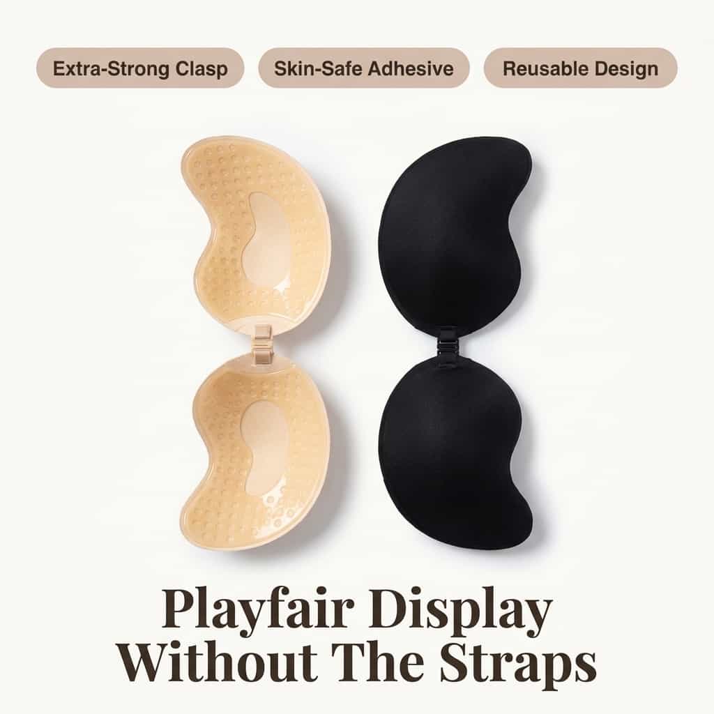 Brinoa Invisible Push-up Adhesive Bra