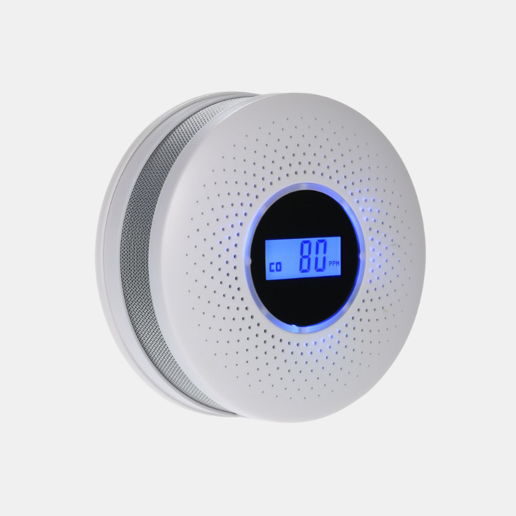Dual Smoke and Carbon Monoxide Alarm - Easy Install Safety Alert