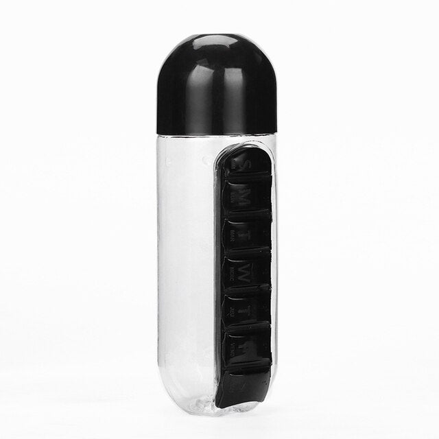 Vitamins Organizer Water Bottle